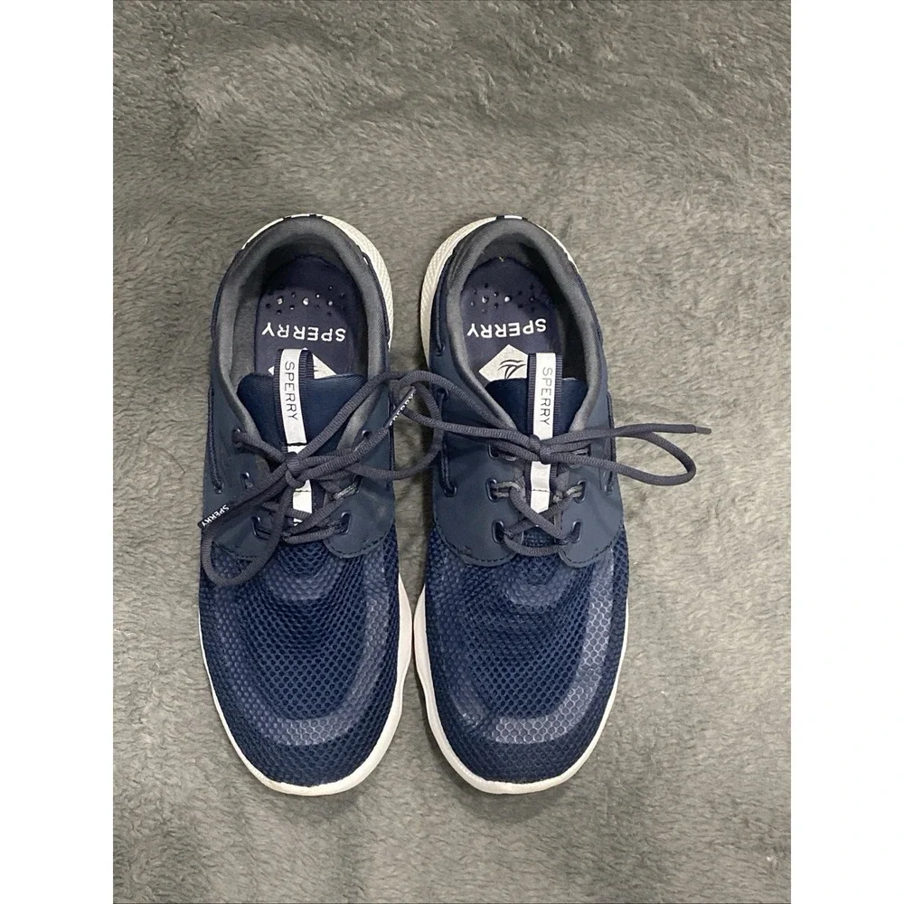 Sperry 7 Seas 3 Eye Women's Boat Shoes Size 7.5 Navy Nautical